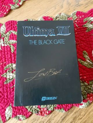 Ultima Vii The Black Gate Vintage Pc 3.  5 " Disks Complete