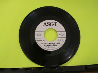 Vhtf Northern Promo 45 Tambi Garret Ascot 2208 Vg,  Leave A Little Love/how Could