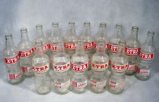 Vintage X - TRA Beverage SODA Glass BOTTLES Wood Wooden CRATE Box CASE Wolcott CT 3