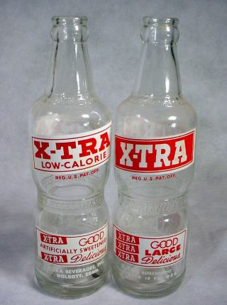 Vintage X - TRA Beverage SODA Glass BOTTLES Wood Wooden CRATE Box CASE Wolcott CT 4
