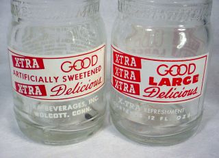 Vintage X - TRA Beverage SODA Glass BOTTLES Wood Wooden CRATE Box CASE Wolcott CT 6