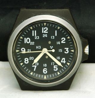 Stocker Yale Us Military Issued Sandy 184 Olive Watch H3 Mil - W - 46374c War 1980s