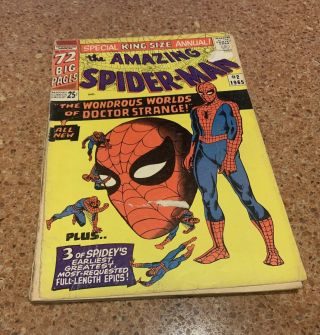 The Spider - Man Annual 2 1965 (1st Spider - Man Meeting Dr.  Strange)