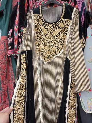 Vintage Handmade Palestinian Embroidery Dress Wedding Palestine Dress Thoub
