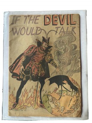 If The Devil Would Talk - Vintage Comic Book