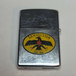 1962 Vintage Zippo Lighter Town And Country Uss Sam Houston Ssbn 609
