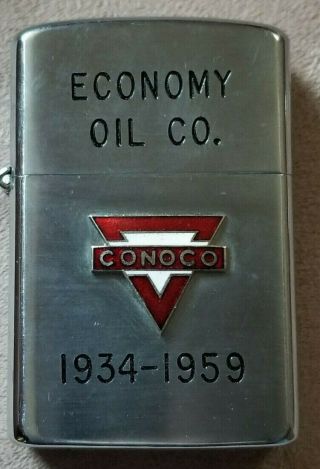 Vintage dundee Conoco 1959 Lighter Unstruck not zippo Japan 3