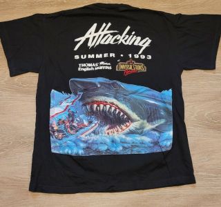 Vintage Jaws Universal Studios 1993 Promotional Rare Tshirt 90s 3