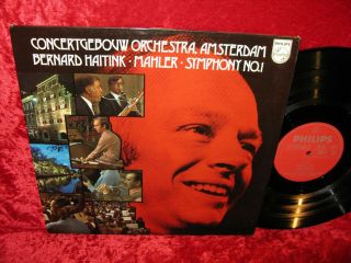 Holl Nm Philips 6500 342 Stereo Mahler Symphony 1 Concertgebouw Haitink Cover Ex