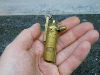 Early 1927 Imco Ifa Jfa 105107 Brass Pocket Cigarette Lighter Feurzeuge Austria