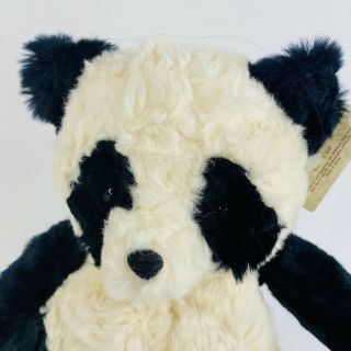 Vintage Russ Bear Ping 8” Sitting Plush Panda Teddy Bear With Tag