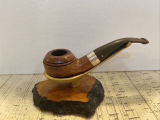 Peterson’s “sterling Silver “ Smoked Estate Pipe Made In Republic Of Ireland 999