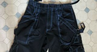 Vintage 2000s Black and Blue Tripp Pants 6