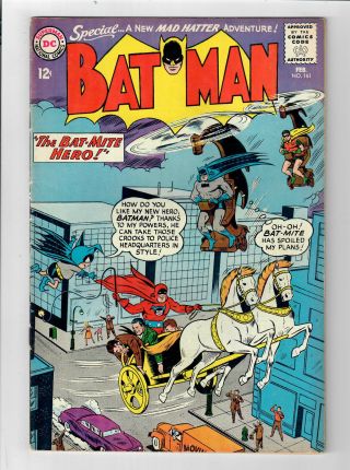 Batman (v1) 161 - Grade 6.  0 - " The Bat - Mite Hero " Moldoff Cover