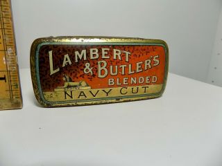 Lambert & Butler 2oz Navy Cut Tobacco Tin C1900s - Empty