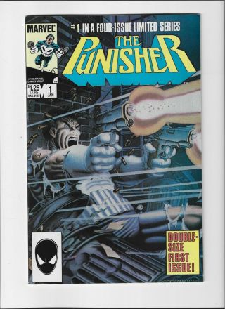 The Punisher 1 (jan.  1986,  Marvel) Vf/nm (9.  0) 1st.  Punisher Solo Title