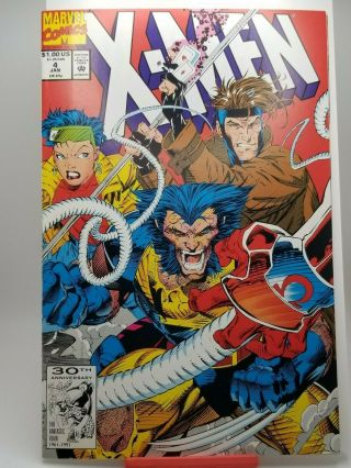 X - Men 4 - Marvel 1992 Marvel - 1st Appearance Of Omega Red