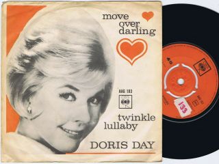 Doris Day Move Over Darling Norwegian 7 " 45ps 1964.