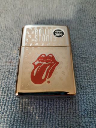 Zippo Lighter Rolling Stones