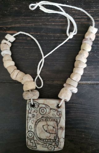 Ojuelos De Jalisco Vintage Authentic Pre Columbian Ancient Alien Pendant Beads