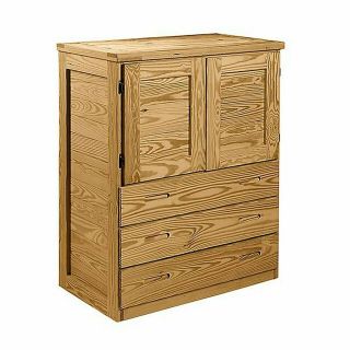 Vintage This Ends Up Classic Door Chest Dresser In Honey Pine Look