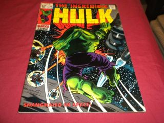 Ga1 Incredible Hulk 111 Marvel 1969 Silver Age 7.  0/fn/vf Comic