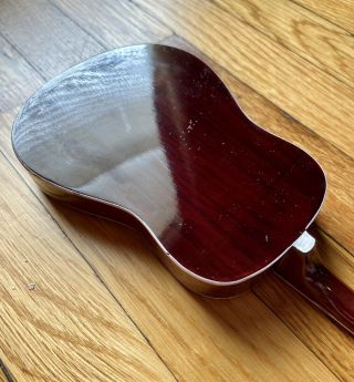 Miniature Wooden Guitar Hand Made Vintage 7” 2