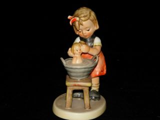Goebel Hummel Figurine 319 Doll Bath 5.  00 " Tall Tmk 6
