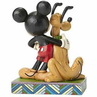 Jim Shore Disney Traditions MICKEY and PLUTO Best Pals Figurine 4048656 2