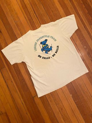 Vintage 90s Grateful Dead Snowboard Ski Leigh University T Shirt Size Xl Rare