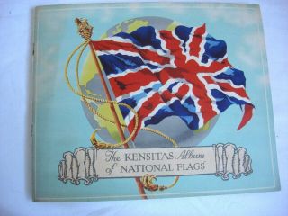 Kensitas Album Of National Flags Full Set Of 60 Silk Flags By J Wix & Sons.