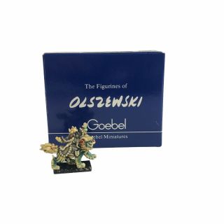 Goebel Olszewski 1986 Chinese Temple Lion Miniature Figurine Mini Collectible