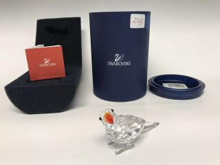 Swarovski Crystal Parrot 294047 Retired Box And Certificate