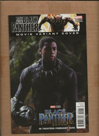 Rise Of The Black Panther 1 Movie Photo Variant Cover Marvel Chadwick Boseman