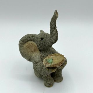 Tuskers Elephant Henry William Hand Painted Small Figurine