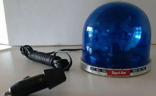 Vintage Signal - Stat 381 Blue Beacon Auto Dash Roof Light Emergency