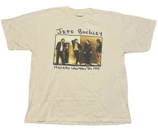 Vintage 1995 Jeff Buckley Mystery Whiteboy Tour Tee Mens Size Xl