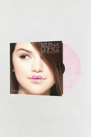 Selena Gomez & The Scene ‎– Kiss & Tell (near) Pink Swirl Vinyl Lp