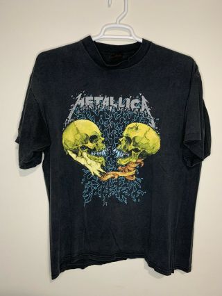 Vintage Metallica T Shirt 1991 Sad But True Brockum Metallica Pushead Size Xl