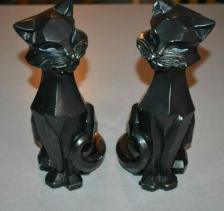 Universal Statuary Corp.  Cats Pair 1961 Vintage Chicago U.  S.  A.