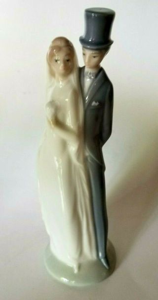 Nao By Lladro Daisa 6.  5 " Wedding Bride & Groom Figurine Or Cake Topper