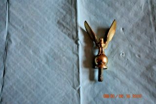 Brass Eagle Top Finial With Screw Bottom