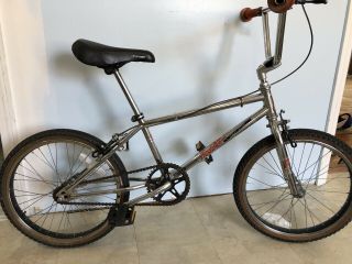 Vintage 1985 Schwinn Predator Qualifier 20” Old School Bmx Bike Black Chrome