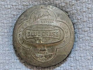 " Rare " Vintage Belknap Bluegrass Heavy Advertising Paperweight Iron Material