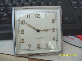 8 Days Clock 3 " X 3 " Sir John Bennett Ltd London Car Clock ?