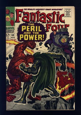 Fantastic Four 60 Fvf Kirby,  Sinnott,  Silver Surfer,  Doctor Doom,  Black Panther