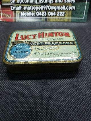 Vintage Australian Tobacco Tins