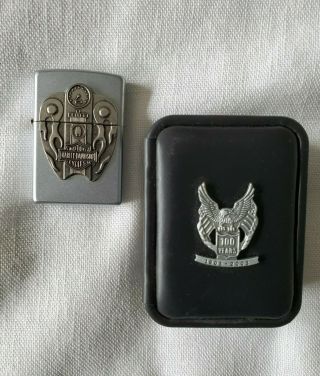 Harley Davidson - " Fuel Tank Surprise " Zippo Lighter In Special " 100 Years " Case