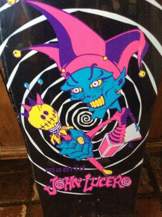 Madrid John Lucero Jester Skateboard Deck Reissue