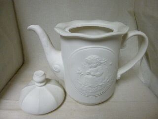Unknown Mi Hummel Tea Pot In White Goebel Extremly Rare Samples Only